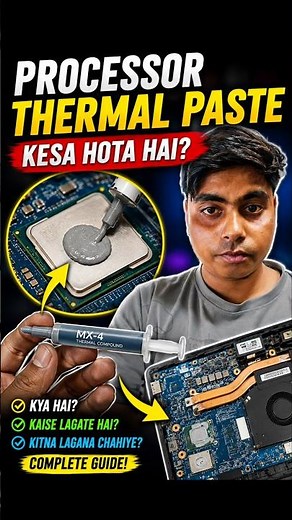 Laptop Slow & Heating? Try This Fix ✅ | Laptop Overheating? Thermal Paste Explained 😱 #viral #trick