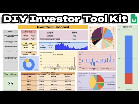 DIY Investor Tool Kit 5.0!! (The Best Dividend Portfolio Tracker in Google Sheets!)