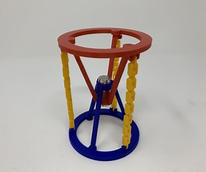 3D Printed Magnetic Tensegrity Model