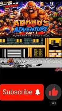Abobo's big adventure - part. 1 🤯 I Clicked... Then THIS Happened! 🔥 #AbobosBigAdventure #Arcade