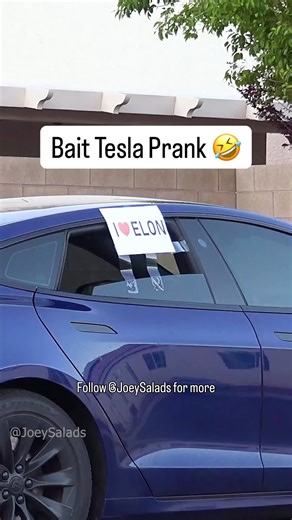 Bait Tesla Prank Experience