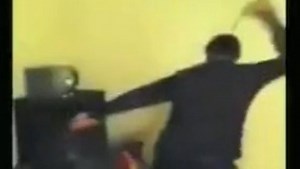 Video shows man apparently whipping girls with video game cord