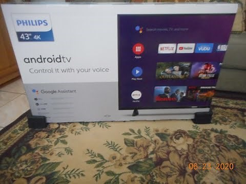 Philips 43 in 4K Ultra HD Android Smart TV Model: 43PFL5604/F7