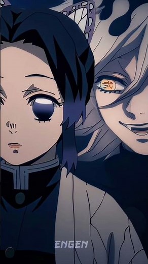 Shinobu vs Doma 🥶 #anime #demonslayer #kny #shinobu #doma #shorts credits to engen tt