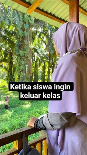 Teacher's reaction when students want to leave the classroom