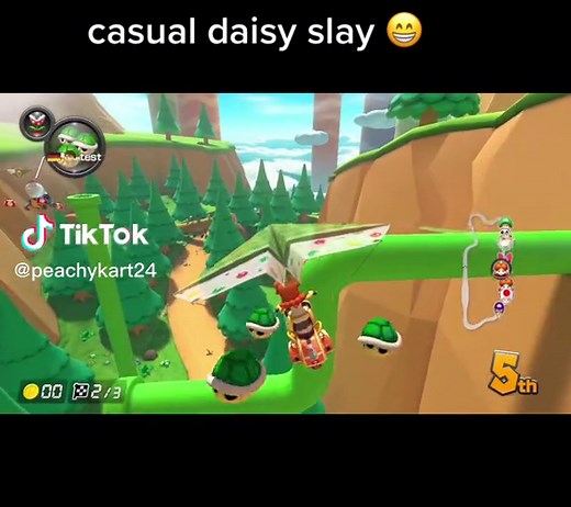 Daisy's Amazing Animations in Mario Kart