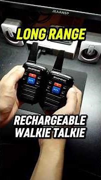Baofeng Portable Walkie Talkie #portablewalkietalkie #walkietalkie #twowayradio #techreview #tech