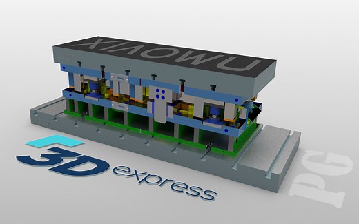 【F3D DF_PG】五金模具拆图软件 使用教程