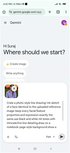 Drawing a Realistic Ink Sketch of a Face