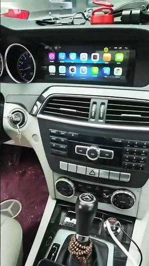 Mercedes W204 Android Screen Upgrade | 2007–2014 C-Class CarPlay + GPS + Plug & Play