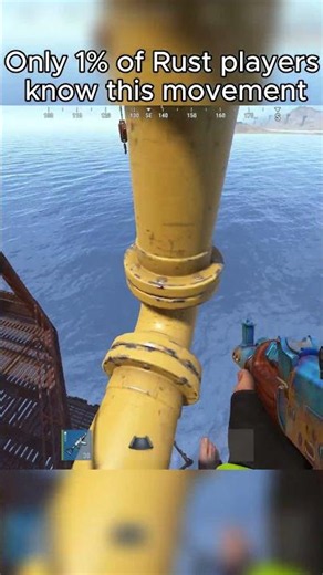 Only 1% of Rust players know this oil movement #rust #rustshorts #rustoilrig #rustsolo