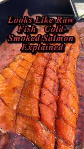 Looks Like Raw Fish — Cold‑Smoked Salmon Explained#Seafood #FoodScience #traditionalfood#smokedfood
