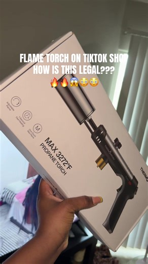 This propane torch is actually insane 🔥 perfect for cooking, caramelizing, grilling, and even DIY projects. One touch flame and adjustable heat makes it super easy to use 👨‍🍳🔥 #kitchenfinds #tiktokshopfinds #cookingtools #kitchenmusthaves #homegadgets