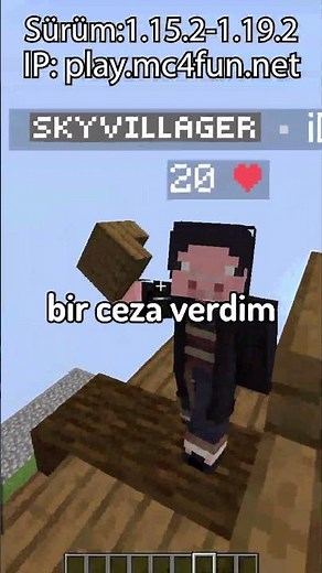 Minecraft Sunucumdaki HİLECİYE Elmas Kazdırdım ⛏💎 #reklam