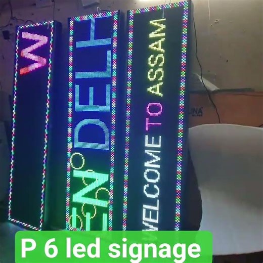 P6 led signage