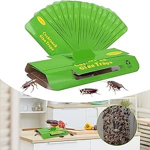 24 Pack Roach Traps Indoor Roach Killer Indoor Infestation, Cockroach Killer Indoor Home Cockroach Trap Sticky Traps for Insects