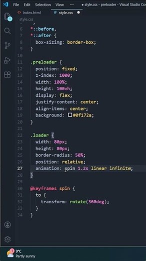 Создаем красивый preloader на CSS
