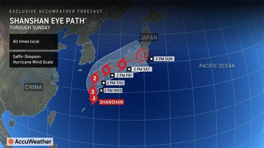 Typhoon Shanshan to stall, unleash life-threatening flooding in parts of Japan
