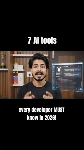 7 AI tools every developer MUST know in 2026!