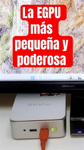 La configuración EGPU más pequeña, calidad Ultra Gaming #gaming #retrogaming #playstation #tech