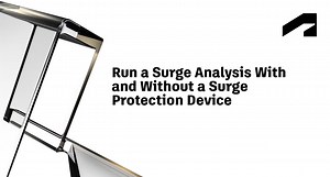 Run a surge analysis with and without a surge protection device | Autodesk