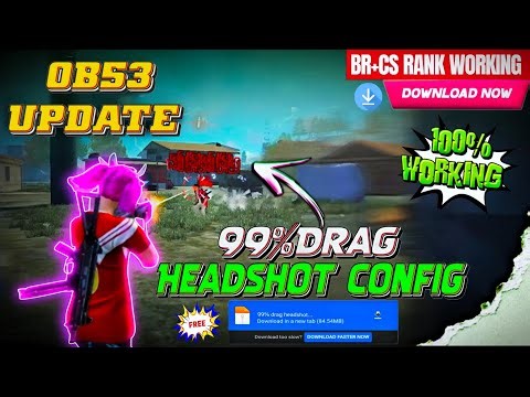 Auto Headshot Config File 🚀🎯 freefire aimbot !Aimlock 🎯I Headshot config file free fire max 💀🔥