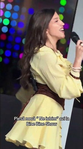 “Ne iubim” azi a răsunat în platou la Bine Bine Show ❤️💃☀️ #artist #moldova