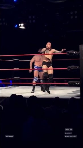 Stiff Clothesline and Spinning Sideslam - Pro Wrestling - Watch till the end