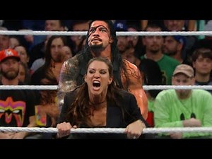 Roman reigns destroys Stephenie McMahon