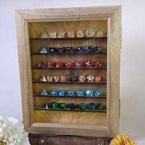 Luxury Dnd Dice Display Case - Dungeons & Dragons Dice Shelf - Etsy