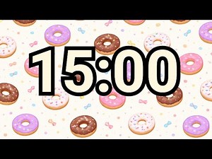 15-Minute Donut Sprinkle Timer | Fun Classroom Countdown