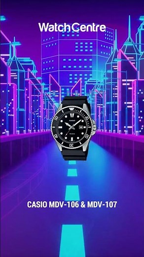 Casio MDV106 & MDV107 Men's Diver Analog Watches