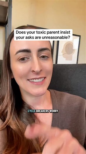 Torie | Therapist + Coach on Instagram: "Are you expecting too much from your toxic parent? Probably not. When you grow up in a dysfunctional family, you’re often brainwashed to believe that basic respect and safety are unreasonable. They’re not. If you’re looking for clarity as you untangle your own complicated family dynamics, check out the link in my bio. #cyclebreaker #emotionallyimmatureparents #toxicparents #narcissisticparent #yourenotcrazypodcast"