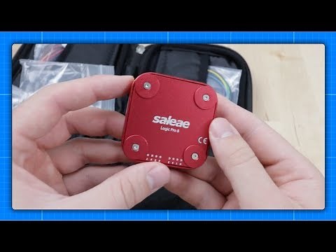 Saleae Logic Pro 8 Logic Analyzer Unboxing & First Test Sniff