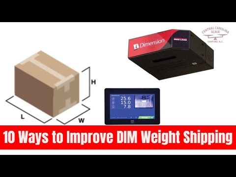 10 Ways to Improve DIM Weight Shipping