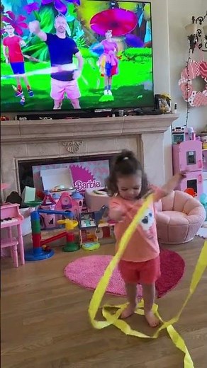 Trisha Paytas' Cute Baby Girl Ribbon Dancing: Adorable Moments