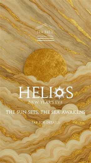 Sea Shed on Instagram: "When the sun sets and the sea awakes, the night transforms! Step into Helios - a Mediterranean New Year’s Eve unlike anything in Barbados.— are you ready? ✨ #CountdownTo2026 #SaltLife #SeaSeekers #Barbados #BarbadosRestaurant #BarbadosTravel #VisitBarbados #BarbadosDining #BarbadosBeachBar #LuxuryBar #SeaShed"