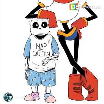 Sans and papyrus growing up