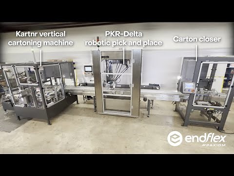 Endflex Turn Key Robotic Carton Loading and Closing System