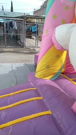 Giant Inflatable Unicorn: A Colorful Outdoor Attraction