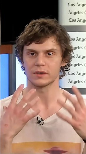 Evan Peters about his cheetos face in AHS Cult #evanpeters #ahs #short