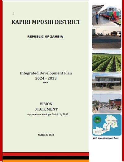 KAPIRI MPOSHI COUNCIL INTERGRATED DEVELOPMENT PLAN (IDP) 2024-2034