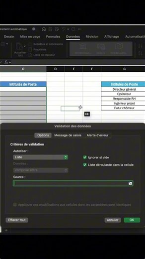 How to create a drop-down list with data validation in Excel?