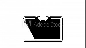 card with rfid technology wireless access animated glyph icon. card with rfid technology wireless access sign. isolated on white background