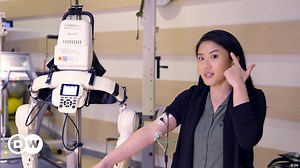 Robotics suit teaches paraplegics to learn to walk again