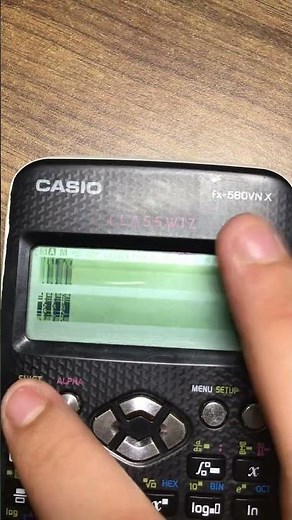 Bitmap strange on casio fx-580vnx #casio