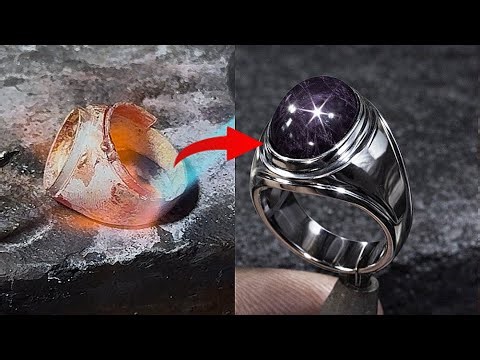 From Melted Metal to a Powerful Men’s Ring 💍