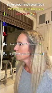 Top 5 Funniest Couple Pranks 😂🔥 #1 Is Insane