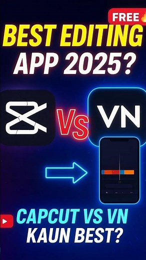 "2 best video editing app 2025 | Top video editing app 🔥😱