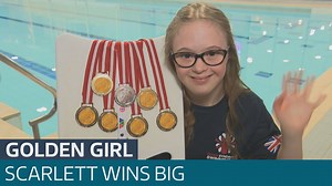 Darlington's 'Golden Girl' wins big at World Down Syndrome Swimming Championships - Latest From ITV News
